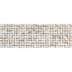 Модерни плочки за банята COCONUT WHITE FOCUS  с размер 25.1 x 75.6 см.